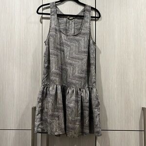 Staring‎ at Stars Zebra Print Drop Waist Dress | Size Medium